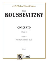 Concerto, Op. 3 [String Bass]