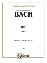 Trio in A Minor for Two Flutes and Bass (Cello)