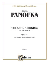 Art of Singing: 24 Vocalises, Op 81 - Soprano