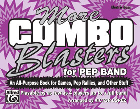Alfred  Lopez V  More Combo Blasters for Pep Band - Electric Bass