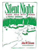 Warner Brothers Franz Gruber         John W. Schaum  Silent Night