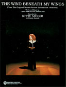 Warner Brothers                       Midler Wind Beneath My Wings (from Beaches) - Piano / Vocal / Guitar Sheet