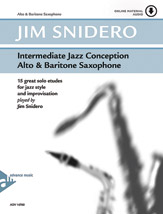 Intermediate Jazz Conception Alto Sax Bk/CD