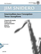 Intermediate Jazz Conception T Sax Bk/CD