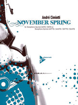 November Spring - Sax Quartet AATB/SATB (or Quintet)