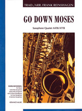 Go Down Moses [4 Saxophones AATBar/ATTBar] by - Reinshagen Frank - for Conductor Score and Parts