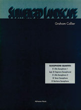 Submerged Landscape [4 Saxophones SATBar/AATBar] by Collier Graham for Conductor Score and Parts