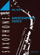 Mavrodaphne's Dance [4 Saxophones SATBar] by Mays Bill for Conductor Score and Parts