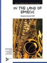 In the Land of Ephesus [4 Saxophones SATBar] by Lovano Joe - Slagle Steve - for Conductor Score and Parts