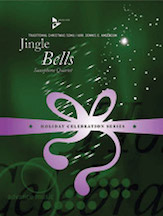 Jingle Bells [4 Saxophones SATBar] by - Anderson Dennis C - for Conductor Score and Parts