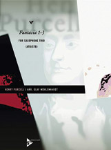 Fantasia 1-3 [3 Saxophones ATBar/STBar] by Purcell Henry - Olaf Muhlenhardt - for Conductor Score and Parts