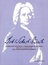 15 Three-Part Inventions [3 Saxophones ATBar] by Bach Johann Sebastian - Trent Kynaston - for Conductor Score