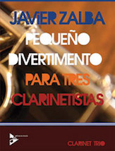 Pequeno Divertimento Para Tres Clarineti by Zalba Javier for Bb Clarinet