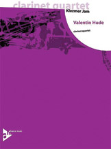 Klezmer Jam by Hude Valentin for Clarinet Quartet