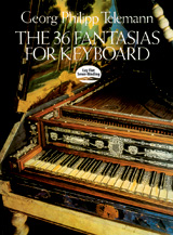 Thirty-six Fantasias For Keyboard by Telemann Georg Philipp for Harpsichord