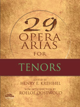 29 Opera Arias for Tenors [Voice]