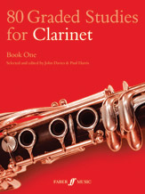 80 Graded Studies Bk. 1 - Clarinet Book