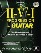 II-V7-I Progression for Guitar w/CD TAB