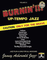 Jamey Aebersold Jazz, Volume 61: Burnin'!!! Up-Tempo Jazz -