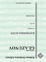 Raymonda Suite, Op. 57a [2+Picc(dFl3).2(2dEH).3.2: 4.3.3.1: Timp.Perc(4-6): Hp.Clst: Str (9-8-7-6-5