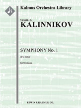 Symphony No. 1 in G minor [2+Picc.2+EH.2.2: 4.2.3.1: Tiimp: Perc(1): Hp: Str (9.8.7.6.5 in set)]