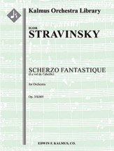 Scherzo Fantastique, Op. 3/K005 (Le vol de l'abeille) [3(2nd d. AFl, 3rd. d. Picc)+Picc.2+EH.3(3rd d