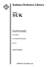 Fantasie in G minor, Op. 24 [2.2.2.2: 4.2.3.1: Timp.Perc(2): Str (9.8.7.6.5 in set): Solo Vn in set]