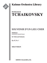 Souvenir d'un Lieu Cher, Op. 42, No. 1: Meditation [2.2.2.2: 2.0.0.0: Hp: Str (9-8-7-6-5 in set): So