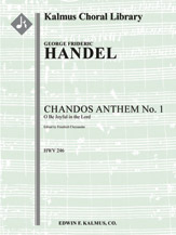 Chandos Anthem No. 1: O Be Joyful in the Lord, HWV 246 (Chandos Jubilate; Chrysander) [0.2.0.2: 0.0.