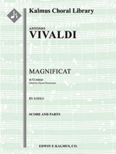 Magnificat in G minor, RV 610/611 [Cantata/ Oratorio, Orchestra Accompaniment]