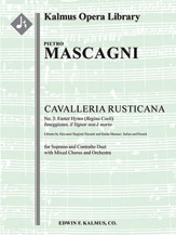 Cavalleria Rusticana, No. 3: Easter Hymn (Regina Coeli); Inneggiamo, il Signor non e morto [soprano,