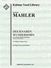 Des Knaben Wunderhorn, No. 10: Lob des hohen Verstandes, GMW 33, high voice (D, original key) [2.2.2