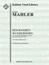Des Knaben Wunderhorn, No. 8: Lied des Verfolgten im Turm, GMW 34, high voice (D minor, original key