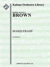 Masquerade [1.1.2.1: 2Sax(AT): 1.2.2-3.1: Perc(3-4): Pno: Str (14.3.7.6.5 in set): CS in set: