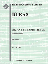 Ariane et Barbe-Bleue: Act III, Introduction [3.2+1(EH).2+1(BCl).3+1(CBsn): 4.3.3.1: Timp.Perc(1): H