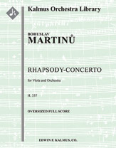 Rhapsody-Concerto, H. 337 for Viola and Orchestra [Solo Va: 2.2.2.2: 4.2.0.0: Timp.Perc(1): Str (9.8