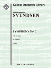 Symphony No. 2 in B-flat, Op. 15 [2.2.2.2: 4.2.3.0: Timp: Str (9.8.7.6.5 in set)]