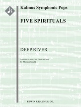 Five Spirituals: Deep River [Hp.Clst: 6 Str (6-6-5.5.5.5)]