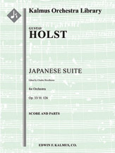 Japanese Suite, Op. 33/ H. 126 [2(2nd dPicc).1+EH.2.2: 4.2.3.1: Timp.Perc(2-3): Hp: Str (9.8.7.6.5 i