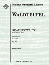 Les Patineurs Valse (The Skaters' Waltz), Op. 183 [1+Picc.2.2.2: 4.2.3.1: Timp.Perc(2-3): Str (9.8.7