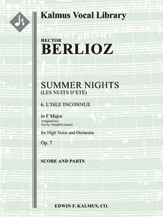 Summer Nights, Op. 7 (Les nuits d'ete ): 6. L'isle Inconnue (original key of F) [2.1.2.2: 3.0.0.0: S