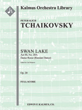 Swan Lake, Op. 20: Act III, No. 20a: Danse Russe (Russian Dance) [critical ed.] [2.2.2.2: 4.2+2(Crnt
