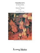 Sonatina in G, H. 262 [Violin and Piano]