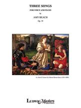 Three Songs, Op.19 [Voice and Piano]