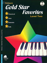 Schaum Schaum Wesley Schaum; Jeff 0362 Gold Star Favorites Level 2 - Book / CD