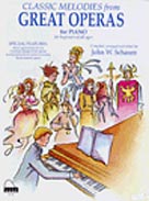Schaum Various Schaum, John W. 0743 Classic Melodies from Great Operas Level 1
