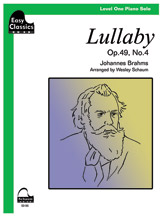 Belwin Brahms J Schaum W  Lullaby Op 49 No 4 - Easy Classics