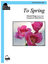 Easy Classics: To Spring, Op. 45, No. 6 Piano