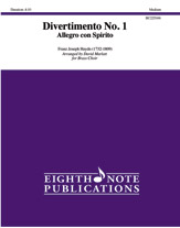 Divertimento No. 1 - Allegro con Spirito [Brass - Brass Choir]