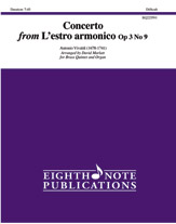 Concerto from L'estro armonico Op 3 No 9 [Brass Ensemble - Quintet]